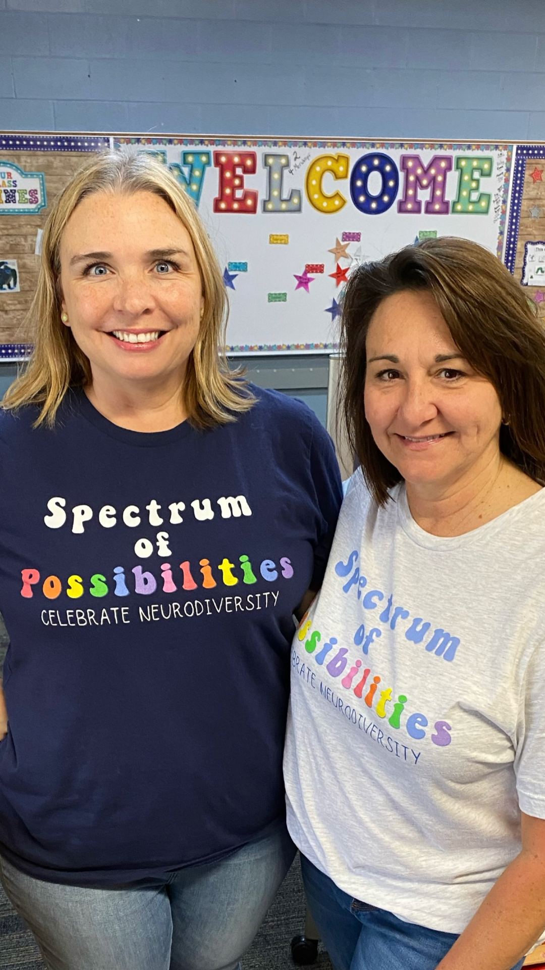 Spectrum of Possibilities Autism Awareness TShirt, Autism Awareness Month, In April We Wear Blue, Blue Shirt for Autism Awareness