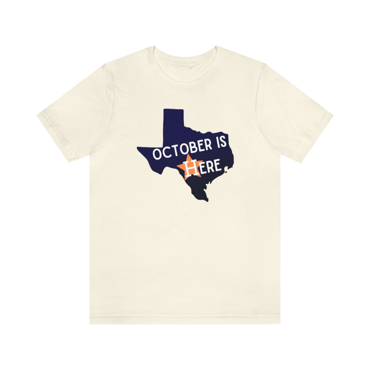 Houston Loves October! Bella Canvas Unisex Jersey Short Sleeve Tee