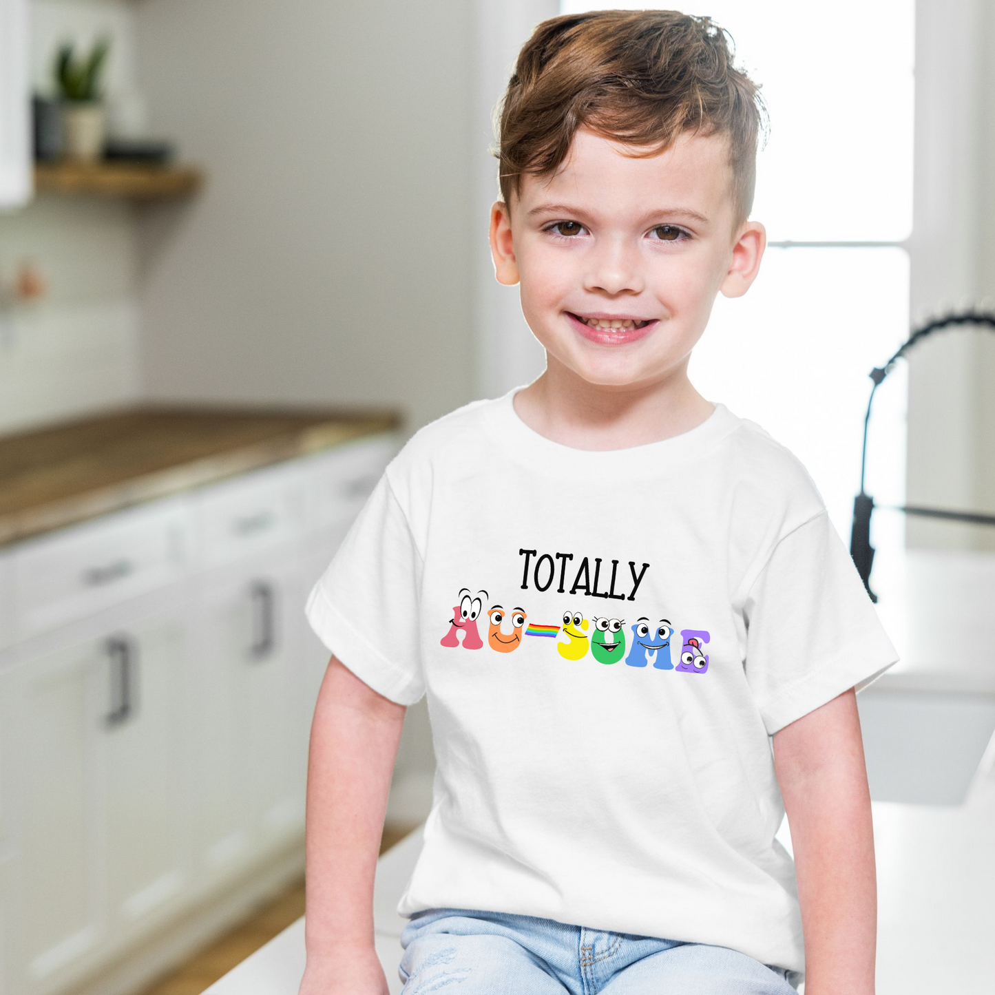 Totally Au-some Youth T-shirt, Autism awareness shirt, autism acceptance, youth autism shirt;
