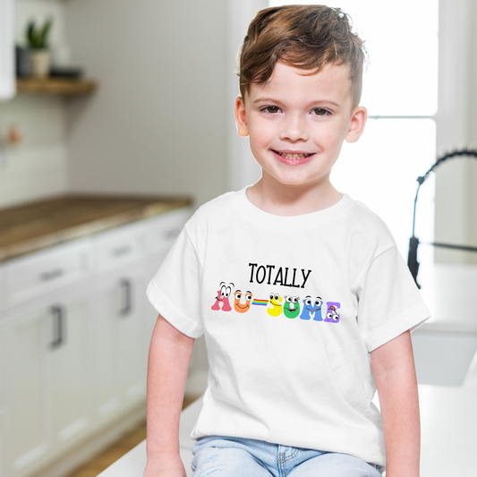 Totally Au-some Youth T-shirt, Autism awareness shirt, autism acceptance, youth autism shirt;