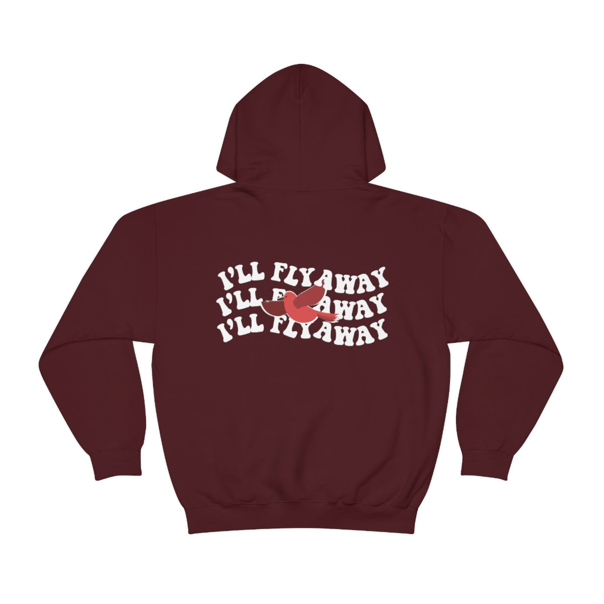 I’ll Fly Away; Unisex Heavy Blend Hooded Sweatshirt; Christian theme sweater