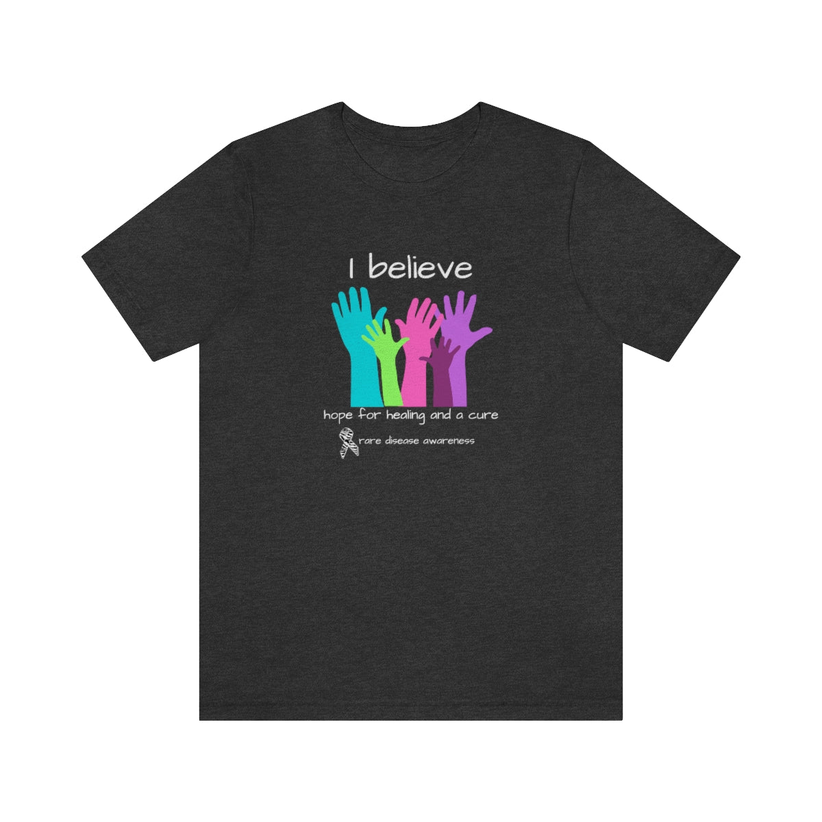 Rare Disease Awareness; support your cause; show your stripes; rare disease support; Unisex Jersey Short Sleeve Tee