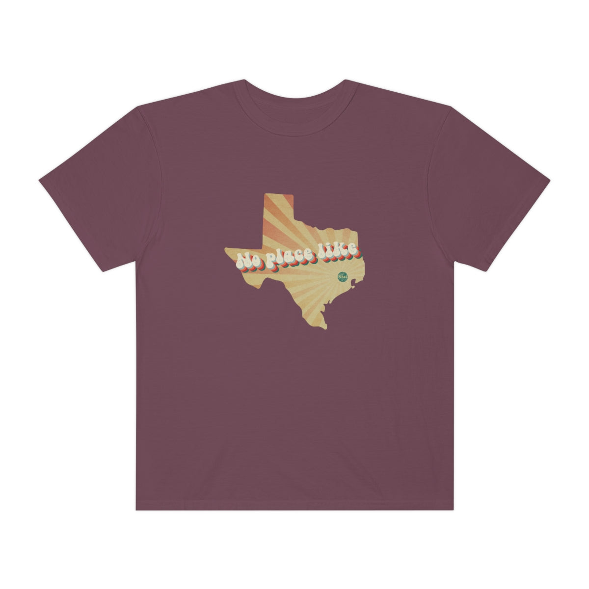 Texas Retro No Place Like Cypress, Texas; Zip Code design; Comfort Colors 1717 Unisex Garment-Dyed T-shirt
