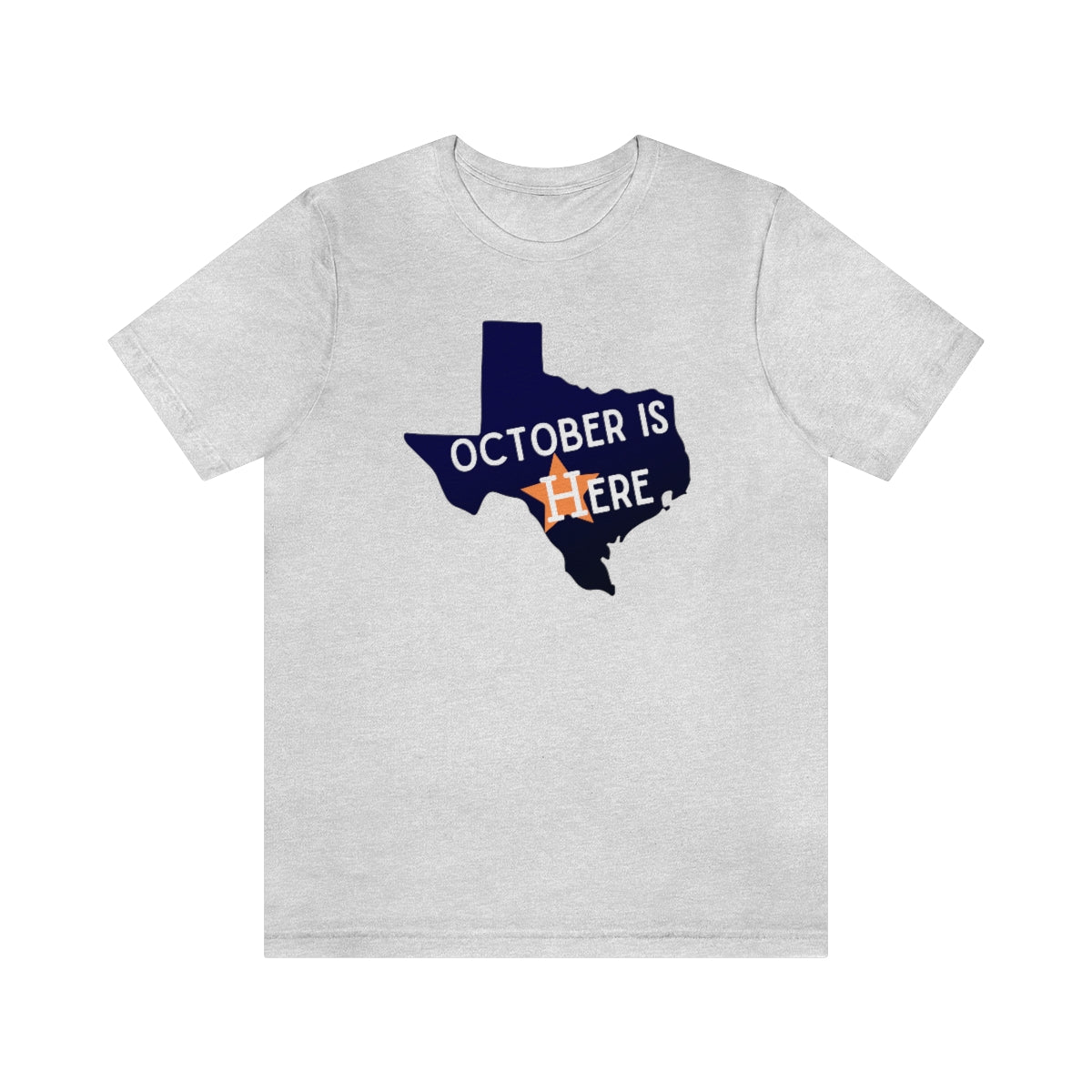 Houston Loves October! Bella Canvas Unisex Jersey Short Sleeve Tee