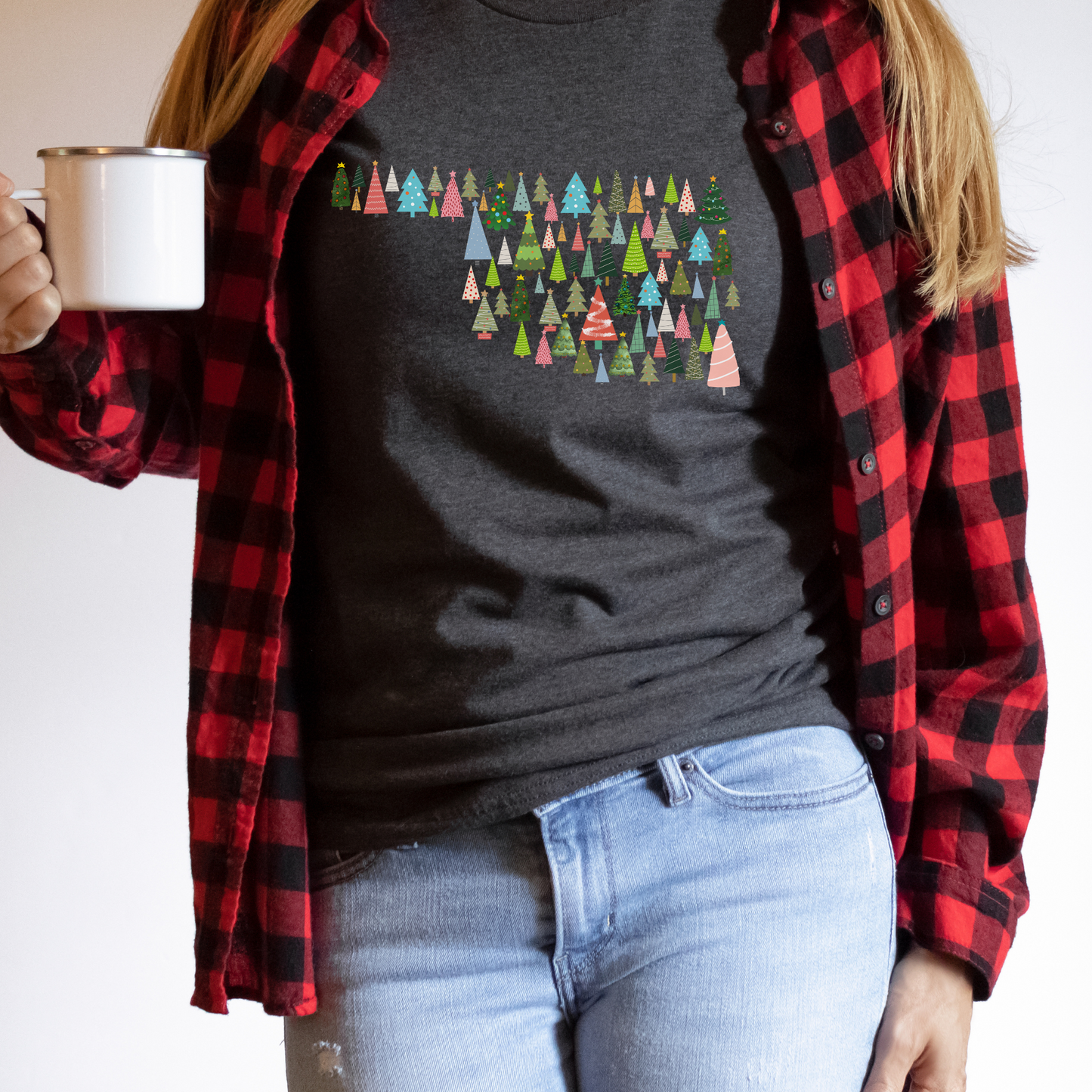 Oklahoma Shaped Holiday Tree - digital download PNG file