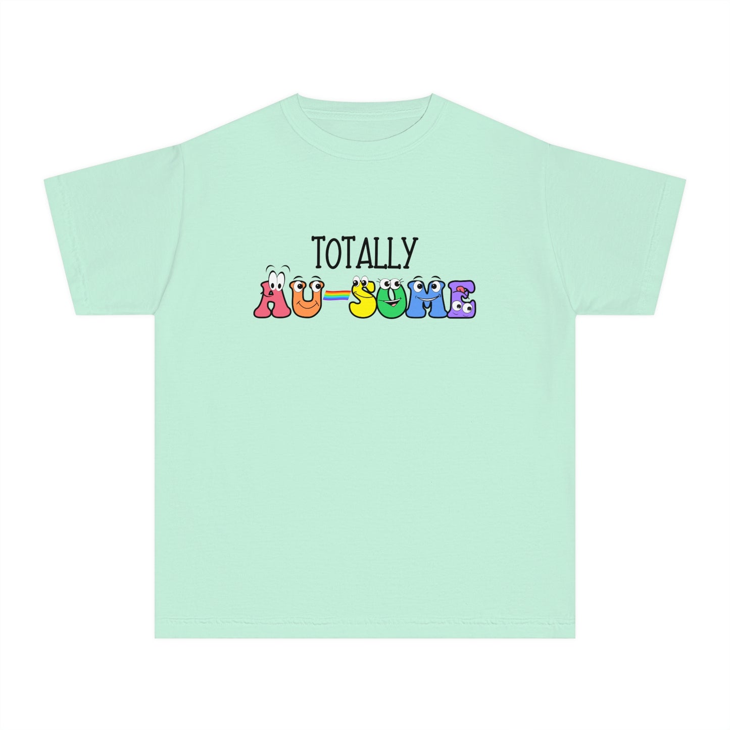 Totally Au-some Youth T-shirt, Autism awareness shirt, autism acceptance, youth autism shirt;