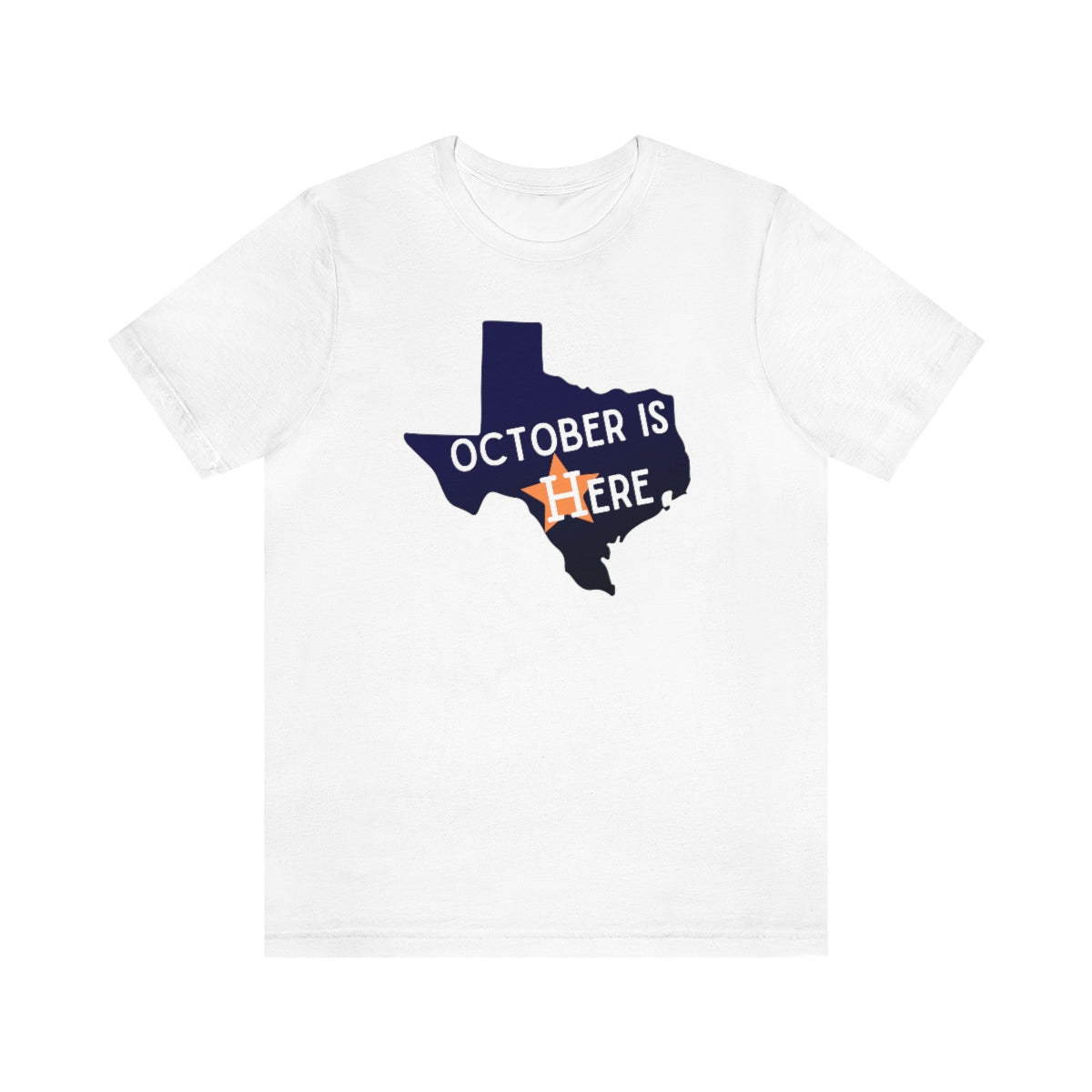 Houston Loves October! Bella Canvas Unisex Jersey Short Sleeve Tee