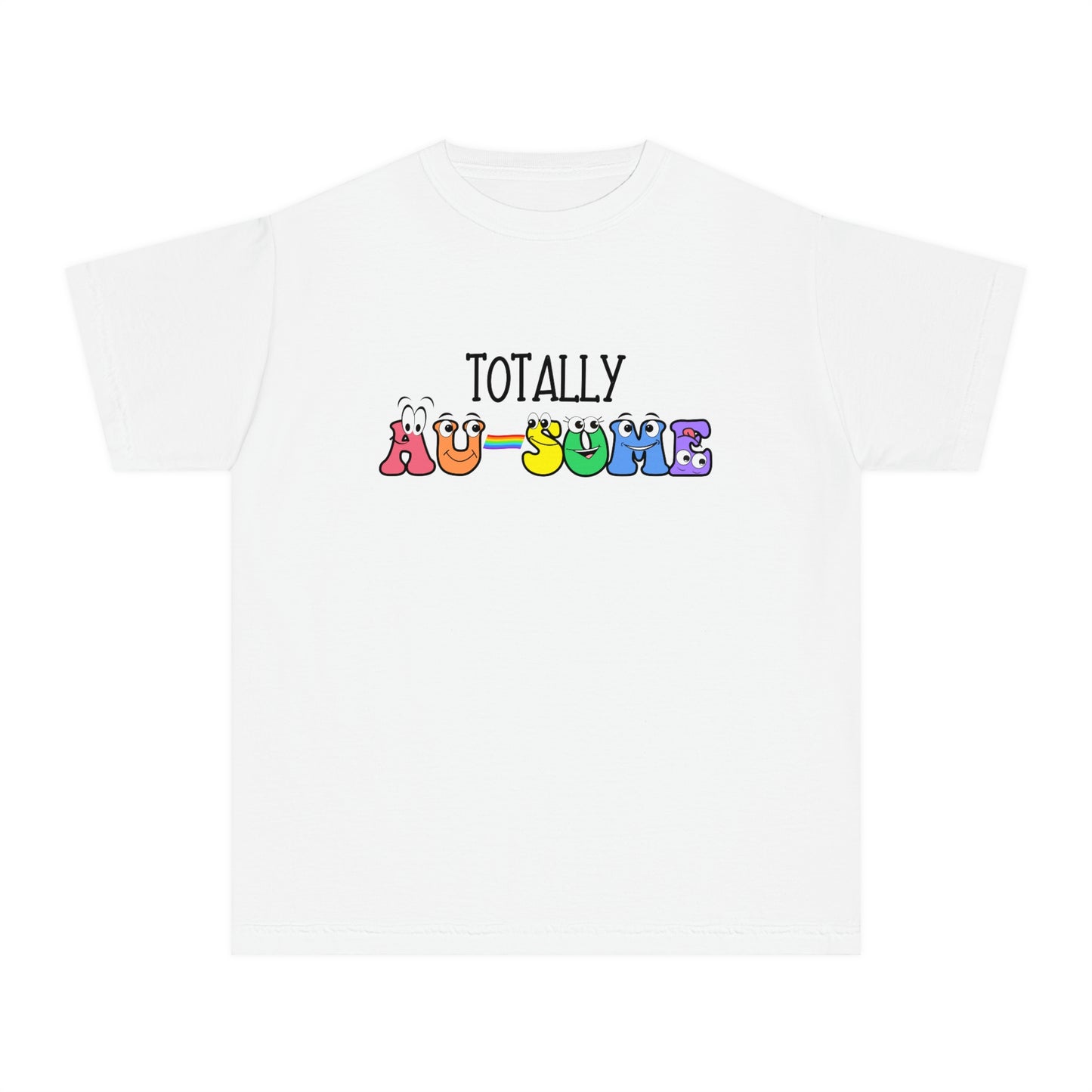 Totally Au-some Youth T-shirt, Autism awareness shirt, autism acceptance, youth autism shirt;