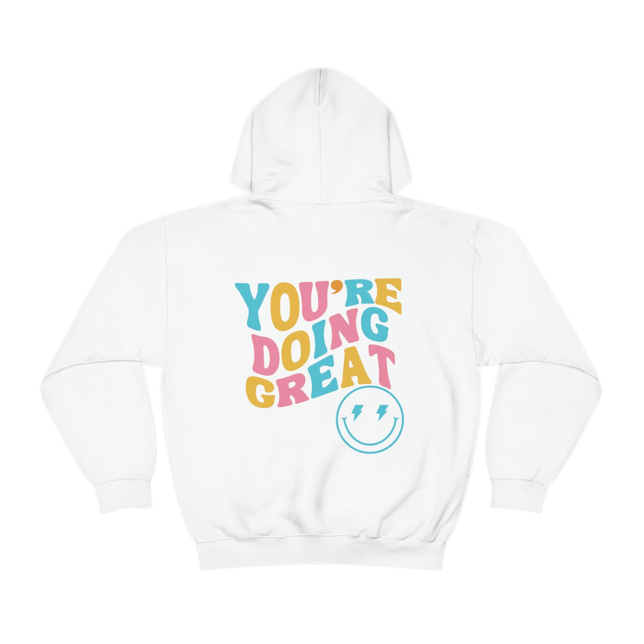 Aesthetic white online hoodie